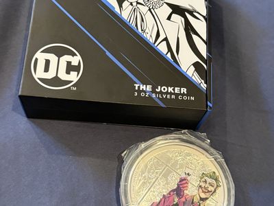 2023 DC Villains The Joker 3 oz .999 Silver Coin