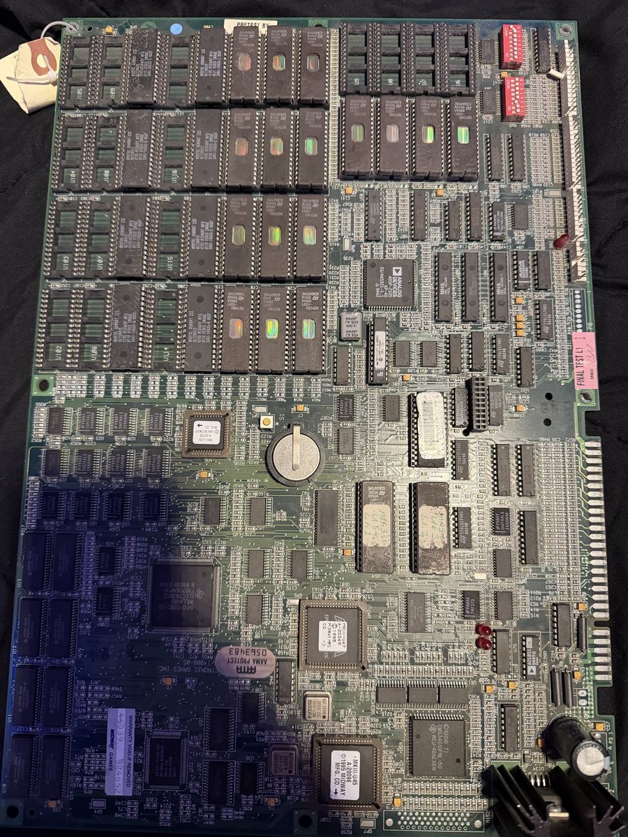 Ultimate Mortal Kombat 3 PCB working!!