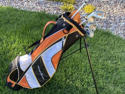 Left Handed Youth Junior Golf Set with Bag: Tommy Armout HotScot