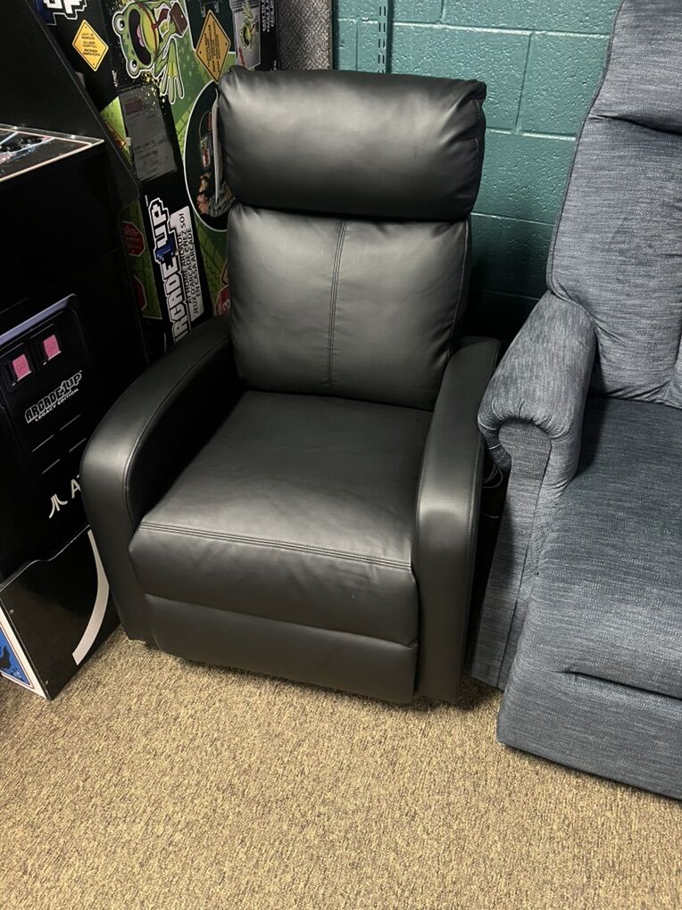 Black Leather Massage Chair