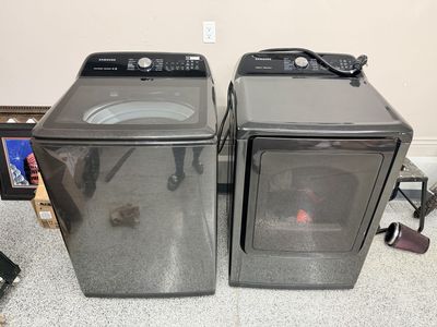 Samsung washer and electric dryer