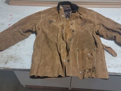 Welders Leather Jacket, Chaps, and Gloves