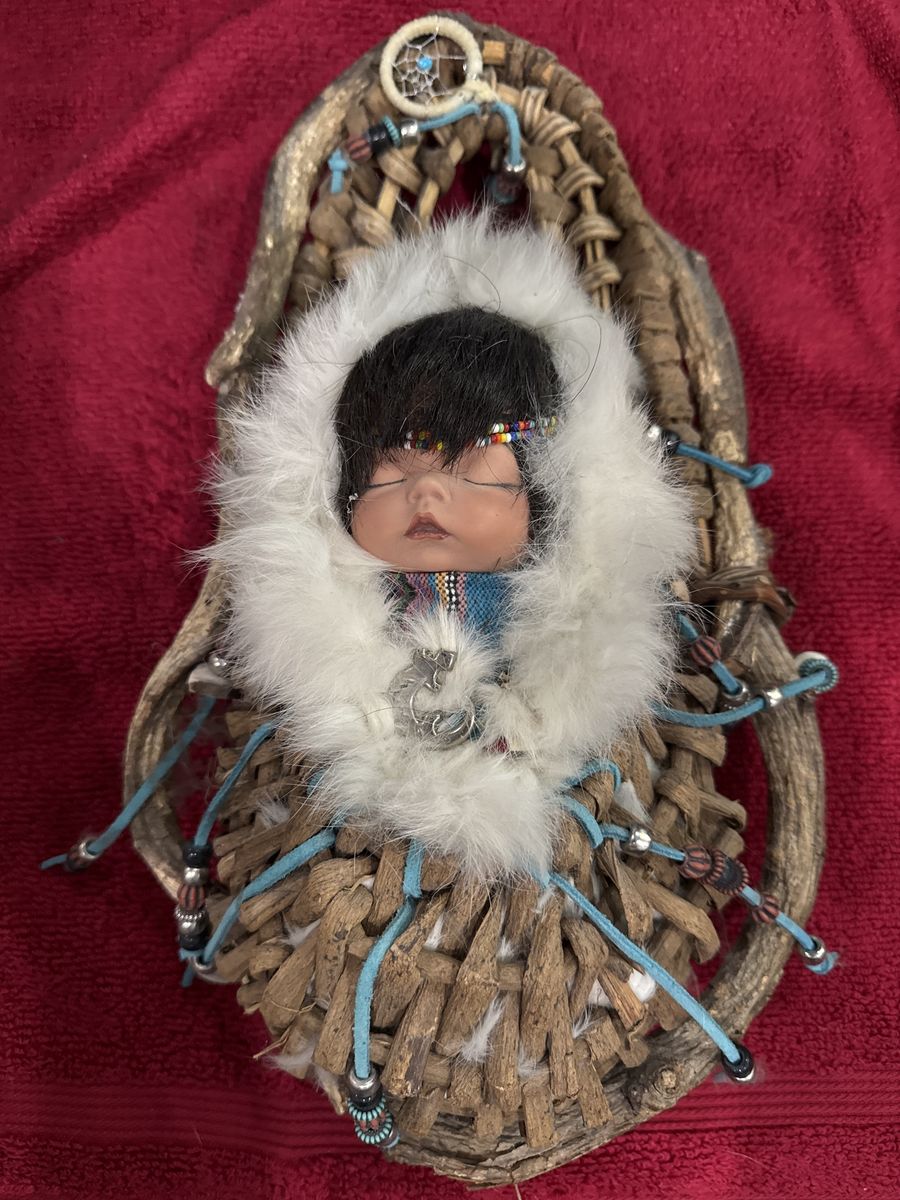 Native American Porcelain Doll