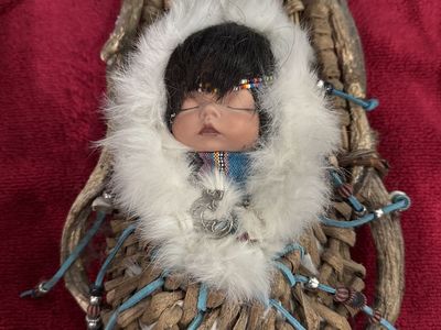 Native American Porcelain Doll