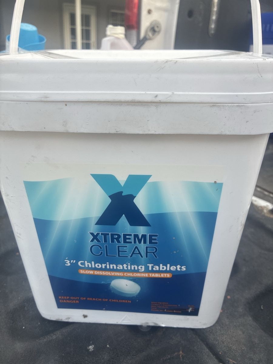 3 Inch Chlorinating Tablets   Sealed 25lb Bucket