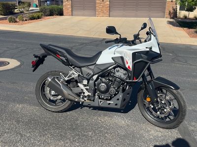 2025 Honda NX500 with extras, 118 miles and still under warranty