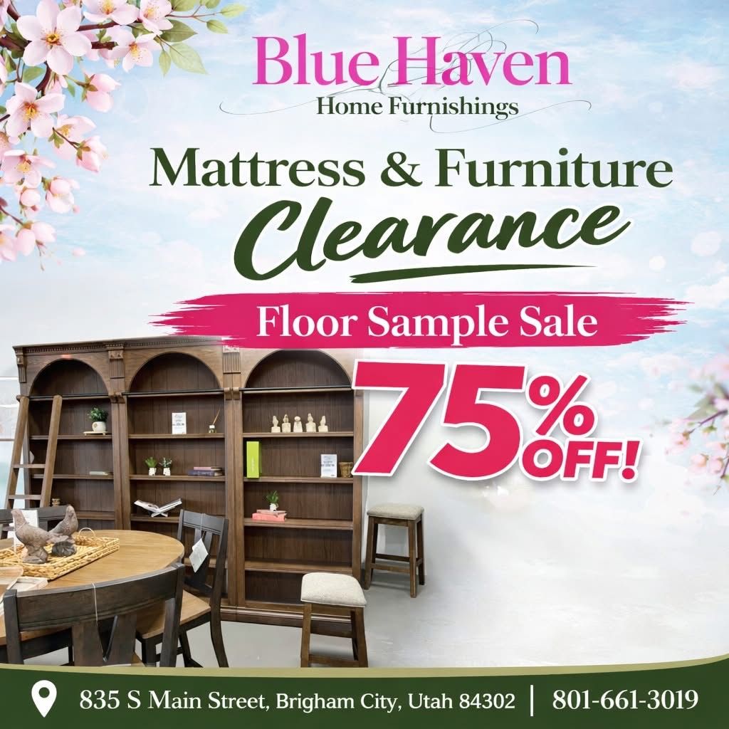 Blue Haven Home Furnishings Spring Clearance Sale!
