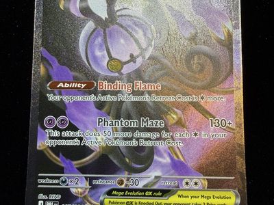 Mega Chandelure ex 115/084 Special Illustration Rare Trading Card