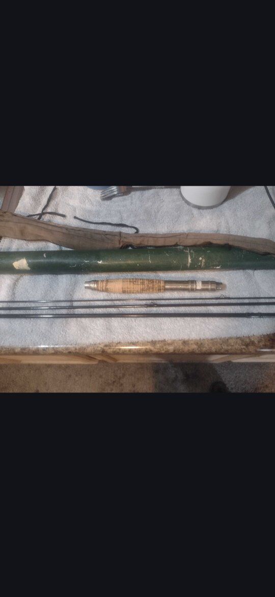 Antique Winchester bamboo fly fishing pole