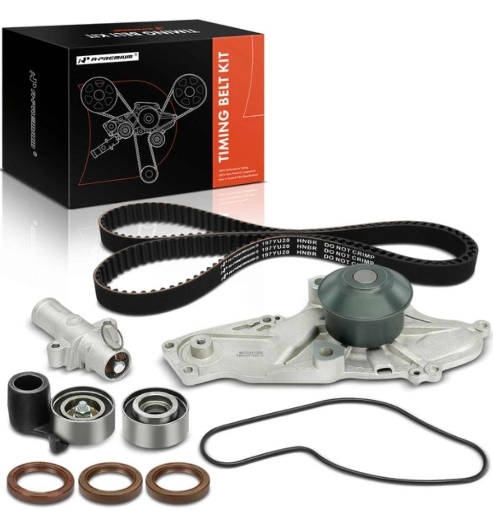 New Honda Acura 8pc Timing Belt Water Pump Kit
