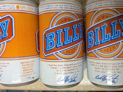 Vintage full 6 pack of Billy beer