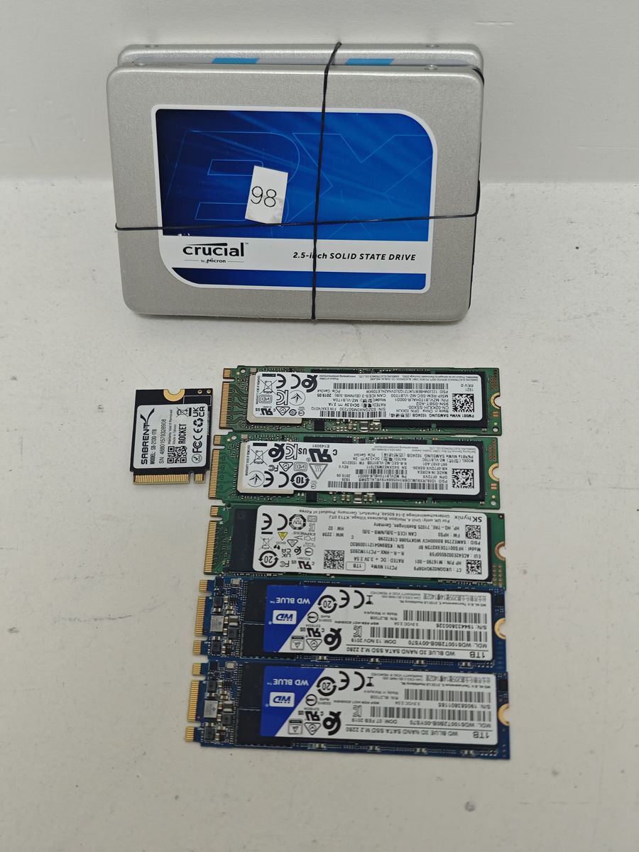 1TB GEN3 NVME / SATA Drives | Health> 95% | $100 each firm