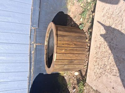 Homemade Tire planter boxes