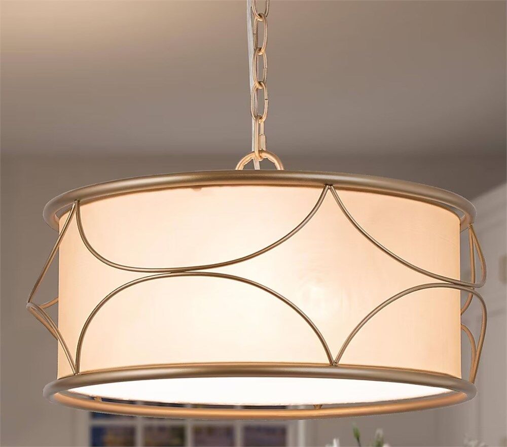 Light Polished Gold Modern/contemporary Chandelier - New