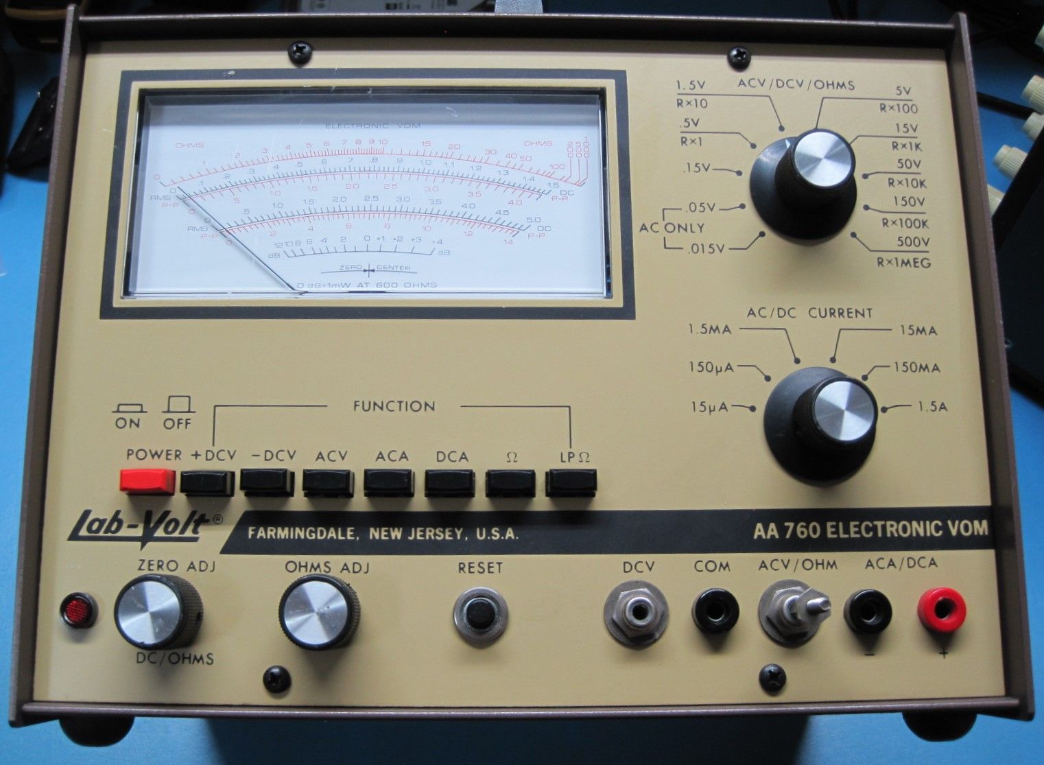 Lab-Volt AA760 Electronic VOM