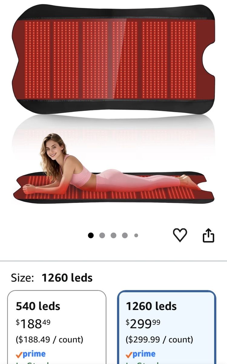 Large Red Light Therapy Mat