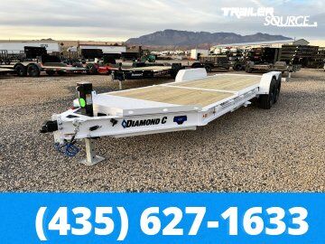 7x22 Diamond C HDT 207 Tilt Trailer - 15.5K GVWR - 14 Ply Tires
