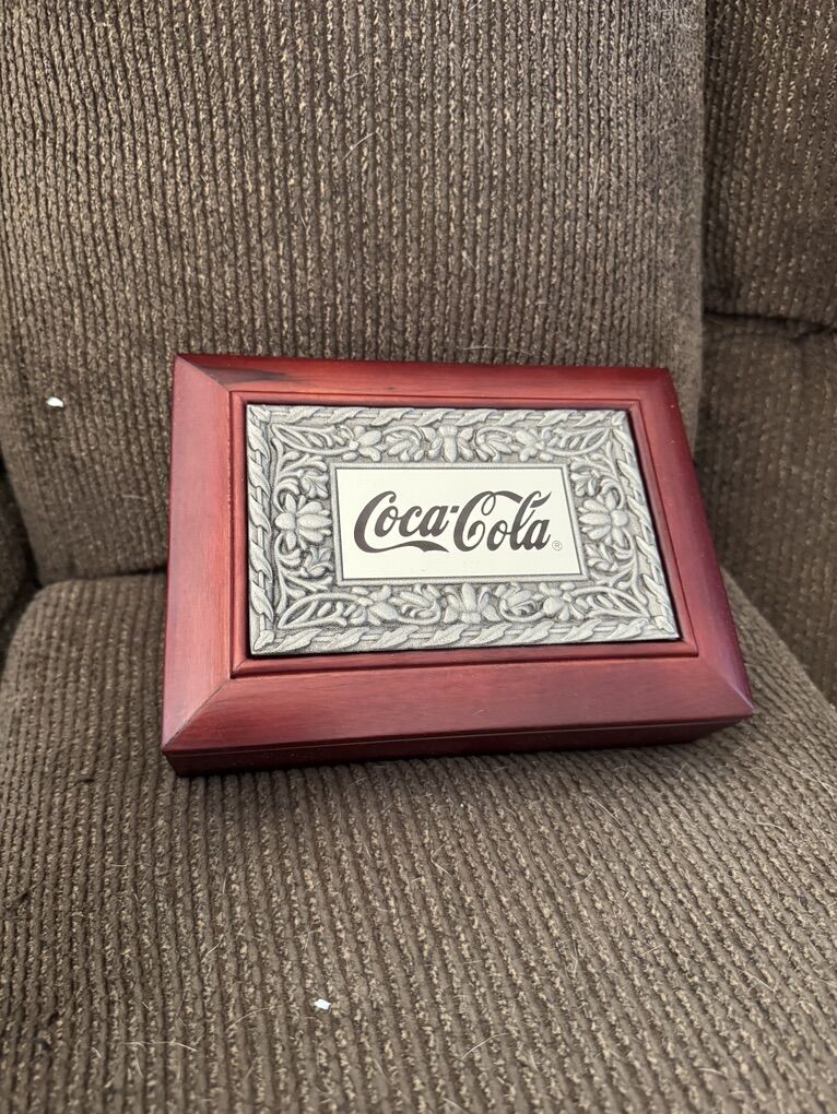 Coca Cola Wooden Jewelry Box