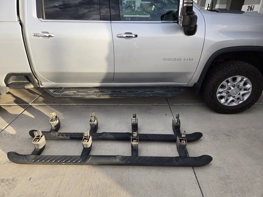 2020-2026 Silverado and Sierra Aluminum Running Boards with Mounting Brackets