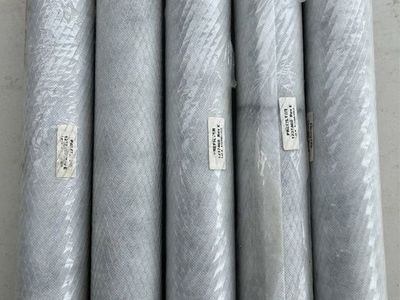 Lot Of 5 GE Merlin Reverse Osmosis Carbon Pre Filter 1237460 Rev-E, White