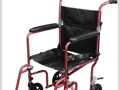 Drive Medical Transport Chair, new in box Red