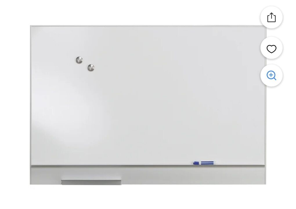 Iceberg 31260 Dry Erase Board, Steel, 46” x 72”