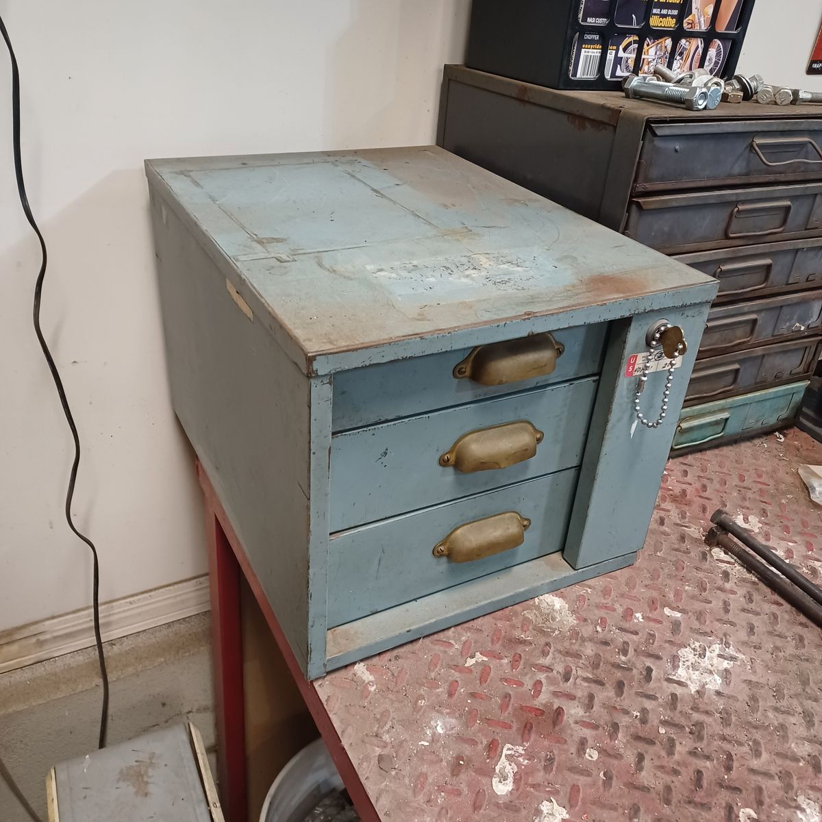 Vintage postal cash box