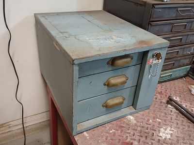 Vintage postal cash box