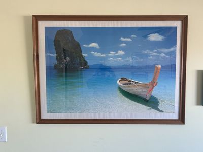 Tropical Beach scene artwork lg