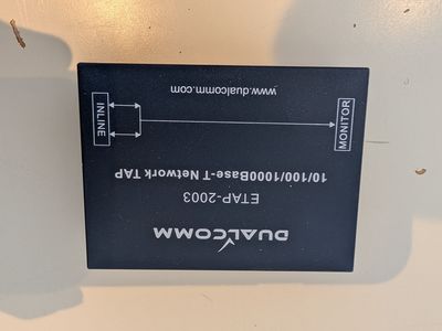 DUALCOMM ETAP-2003 USB Powered Gigabit Network TAP