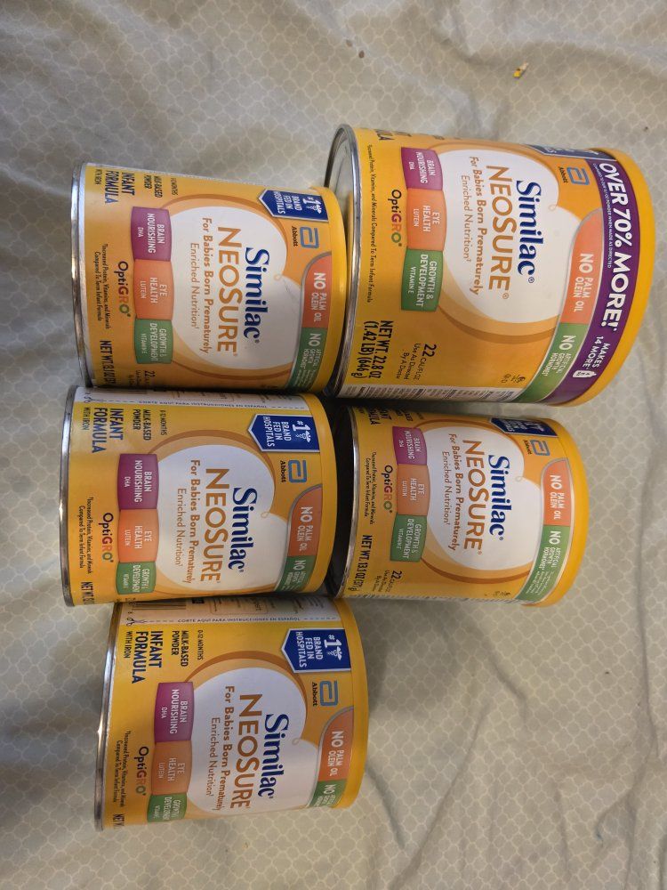 5 Cans Similac Neosure baby Formula for Premature Babies, Exp. Sep/Nov 2027