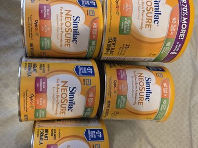 5 Cans Similac Neosure baby Formula for Premature Babies, Exp. Sep/Nov 2027