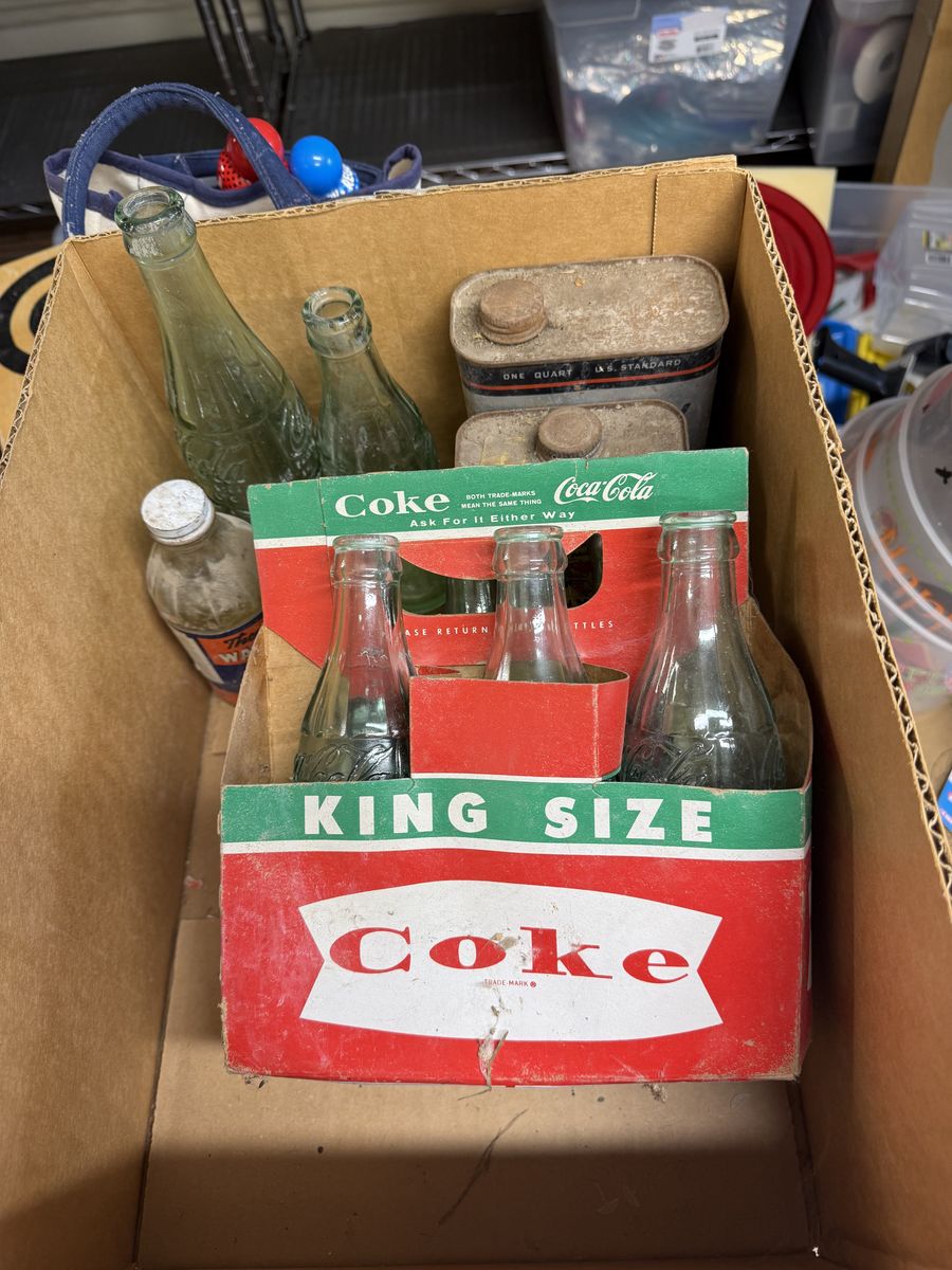 Vintage Coke bittles
