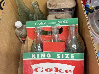 Vintage Coke bittles