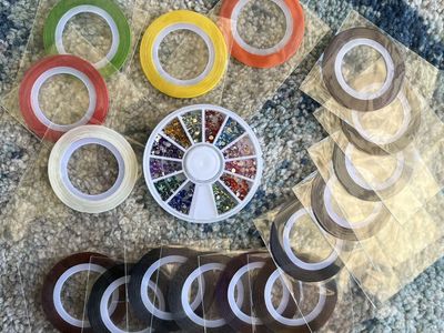 Large Lot of Elite99 & Fairywill Gel Nail Polish - Nudes, Glitters, Tools.