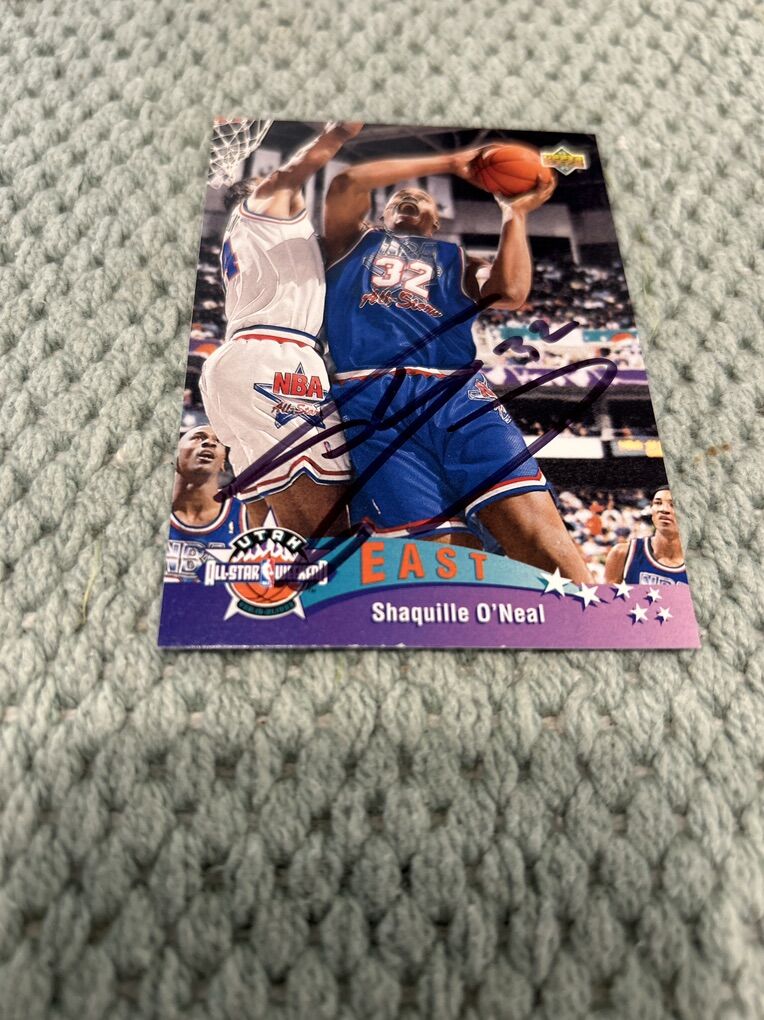 1992 Shaquille O'Neal Autograph Signed All-Star