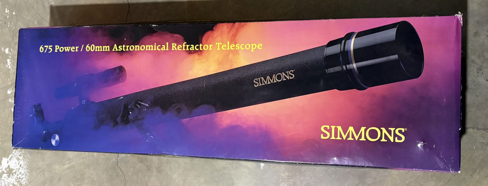 Simmons 675/6mm Astronomical Refractor Telescope