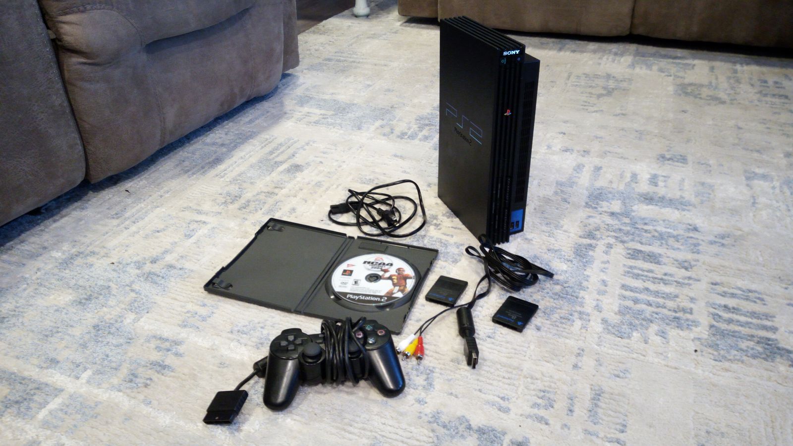 Sony PlayStation 2 Console "Fat" - Bundle - Cleaned/Tested/Works