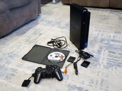 Sony PlayStation 2 Console "Fat" - Bundle - Cleaned/Tested/Works
