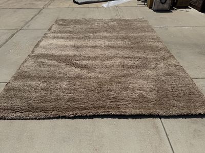 Pottery Barn Khaki Shag Rug 9’ x 12’