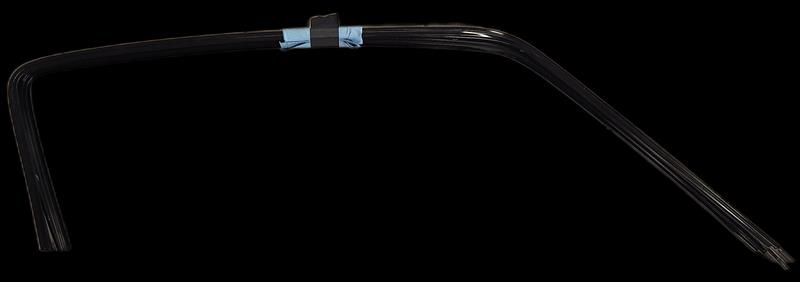 Mustang Fastback Door Drip Rail sash set Black