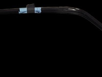 Mustang Fastback Door Drip Rail sash set Black