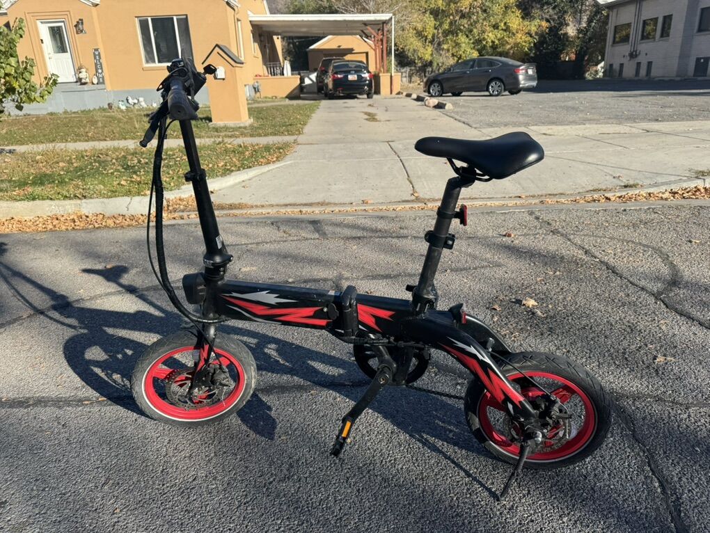 Snap folding Electric Bike