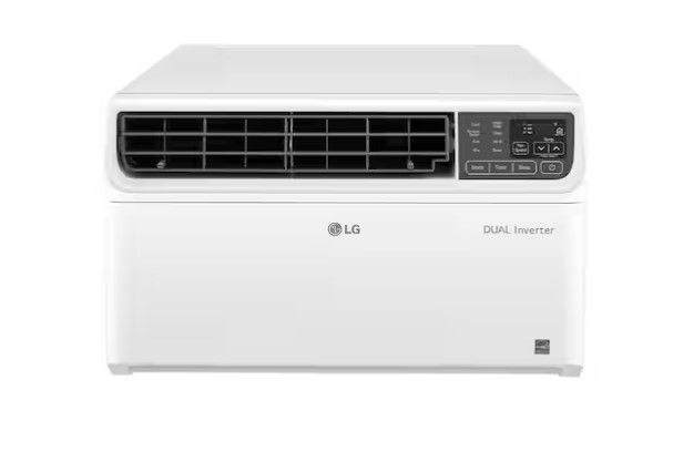 LG BTU 115-Volt Window Air Conditioner Unit Cools 350 sq. ft. with Dual Inverter w/ WIFI
