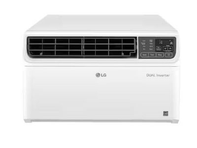 LG BTU 115-Volt Window Air Conditioner Unit Cools 350 sq. ft. with Dual Inverter w/ WIFI