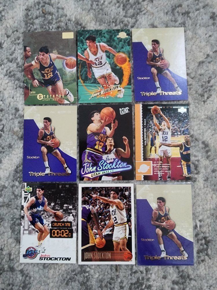 73 John Stockton Cards