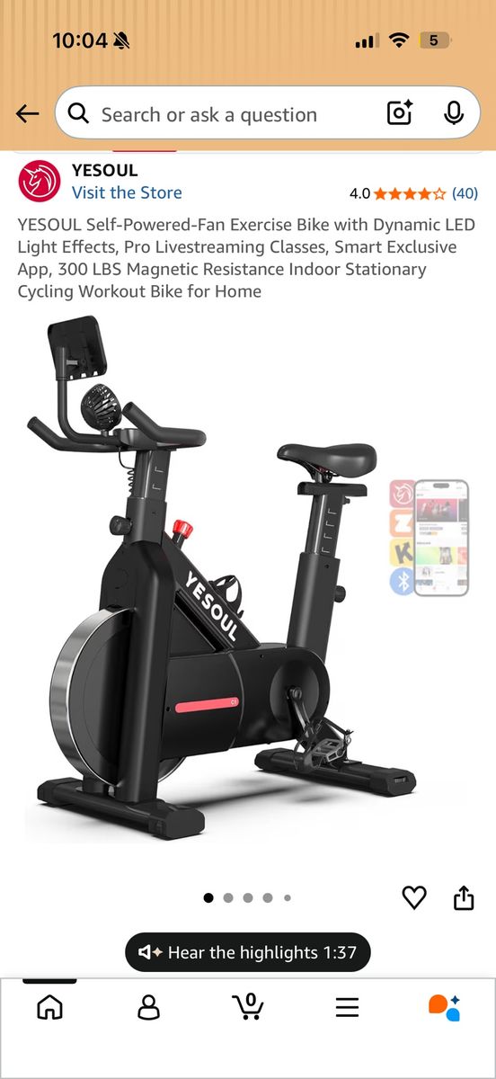 Stationary Exercise Bike