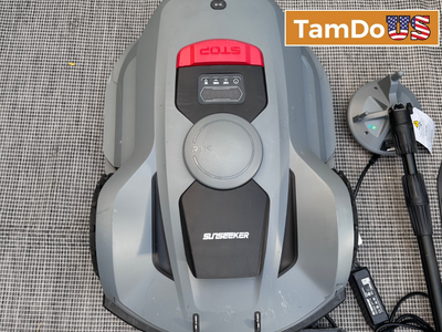 Sunseeker Orion X7 3000 RTK Robotic Lawn Mower Wireless Boundary 20V 14" RMX3000