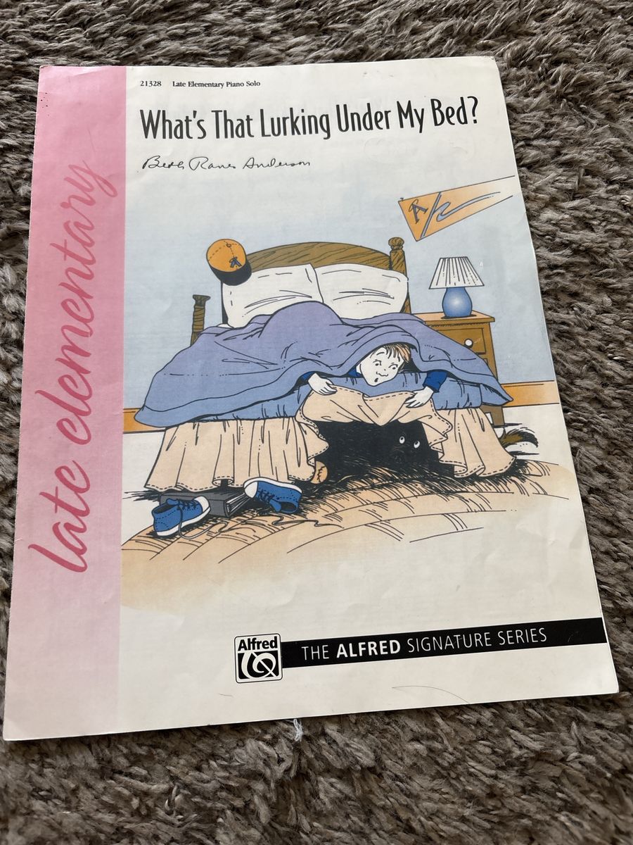 Alfred Signature Series: "What's That Lurking Under My Bed?" Late Elementary Piano Solo by Beth Ranes Anderson