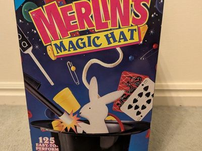 Merlin's Magic Hat by NSI - 125 Super Tricks Magic Set with Hat